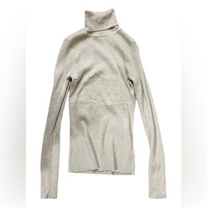 ❤️ $5 Bundled - Fashion Nova Cream Ribbed Turtleneck Sweater